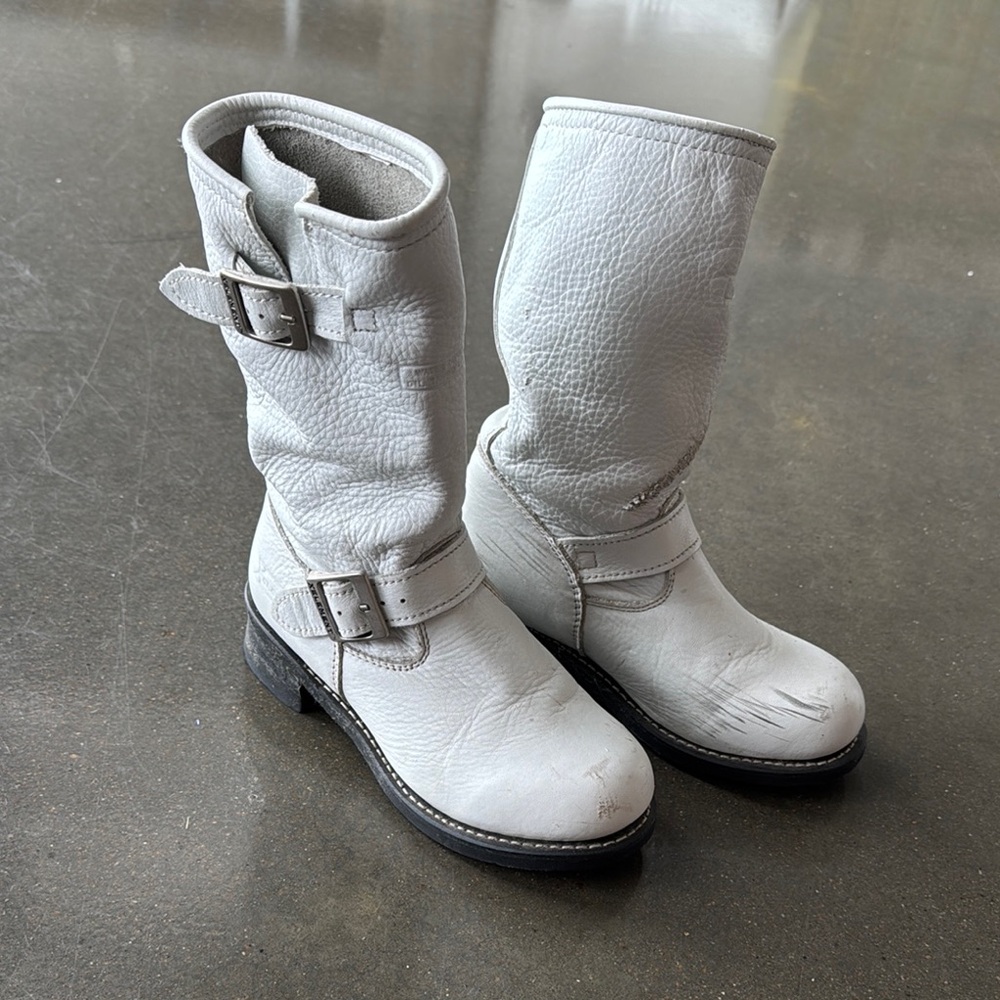 Element White Combat & Moto Boots